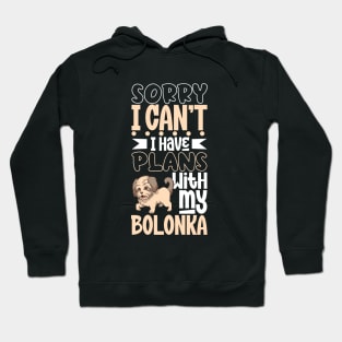 I have plans with my Bolonka Zwetna Hoodie